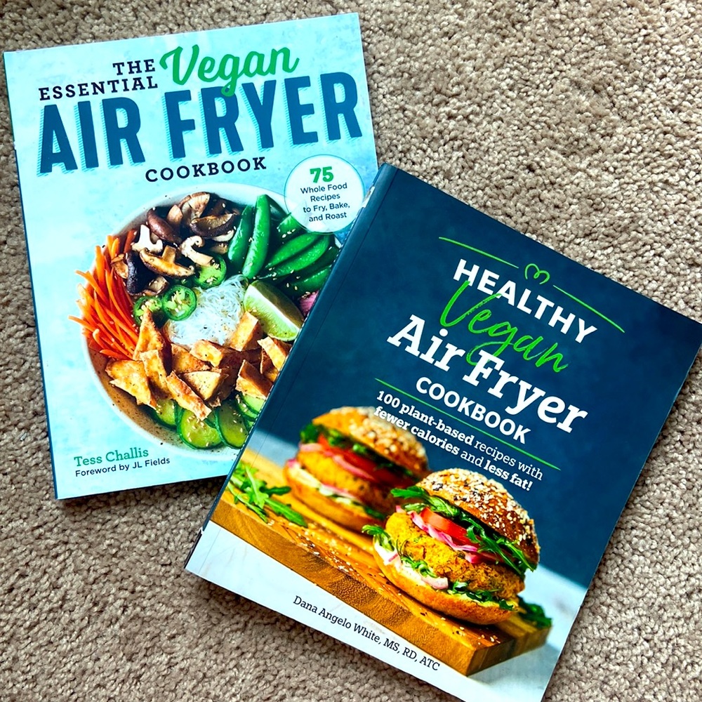Vegan Air Fryer Cookbooks - Set of 2